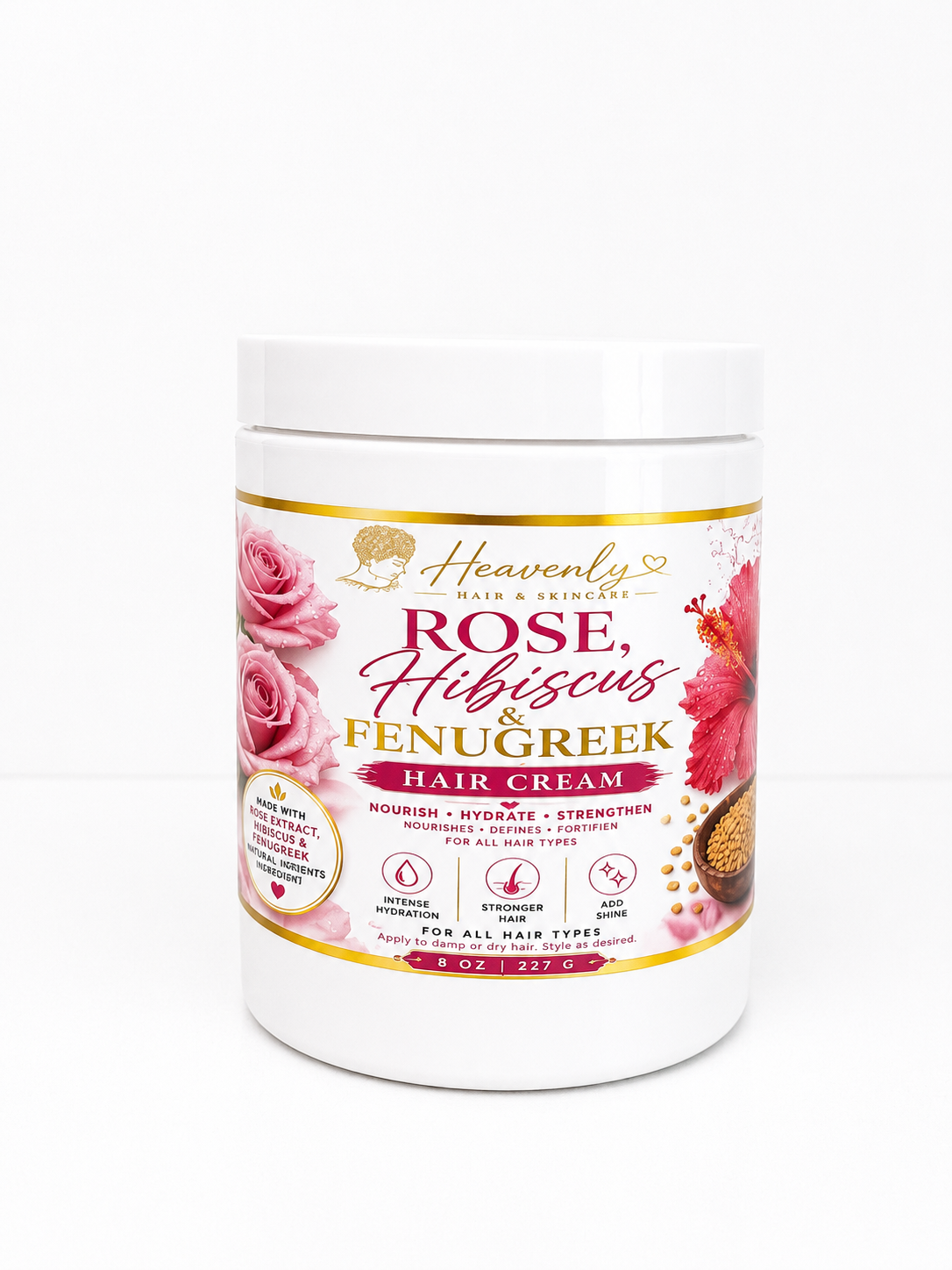 Rose, Hibiscus & Fenugreek Hair Cream