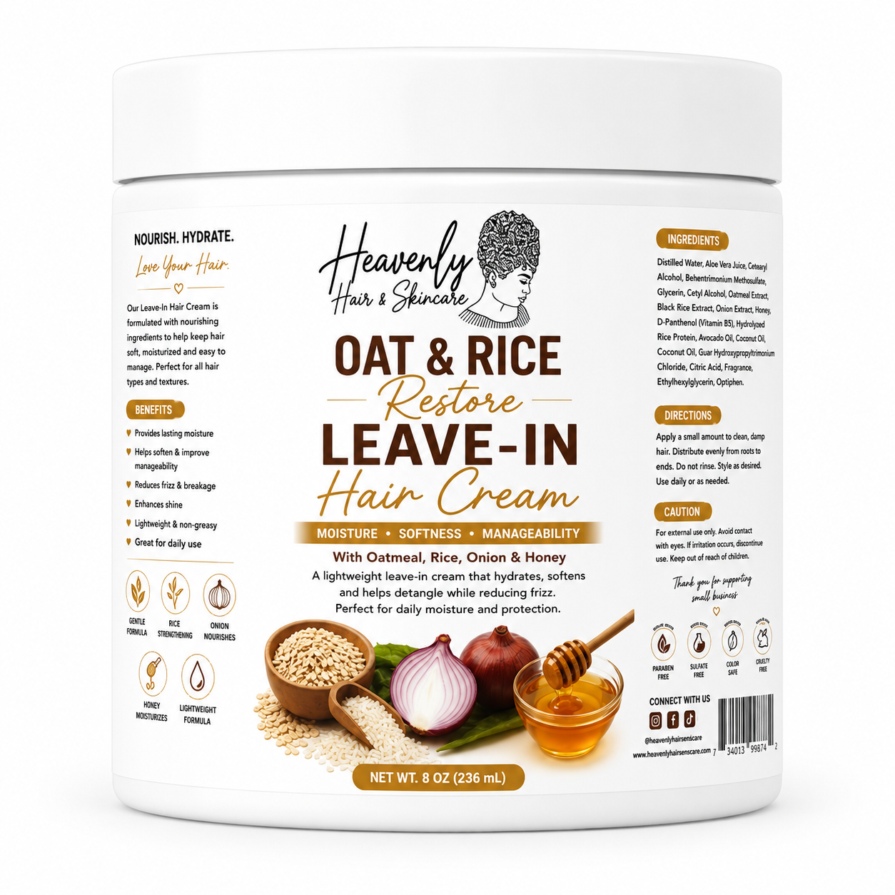 Oat & Rice Leave In Conditioner