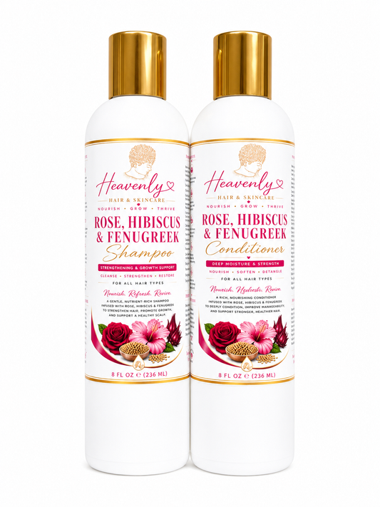 Rose, Hibiscus & Fenugreek Growth Bundle
