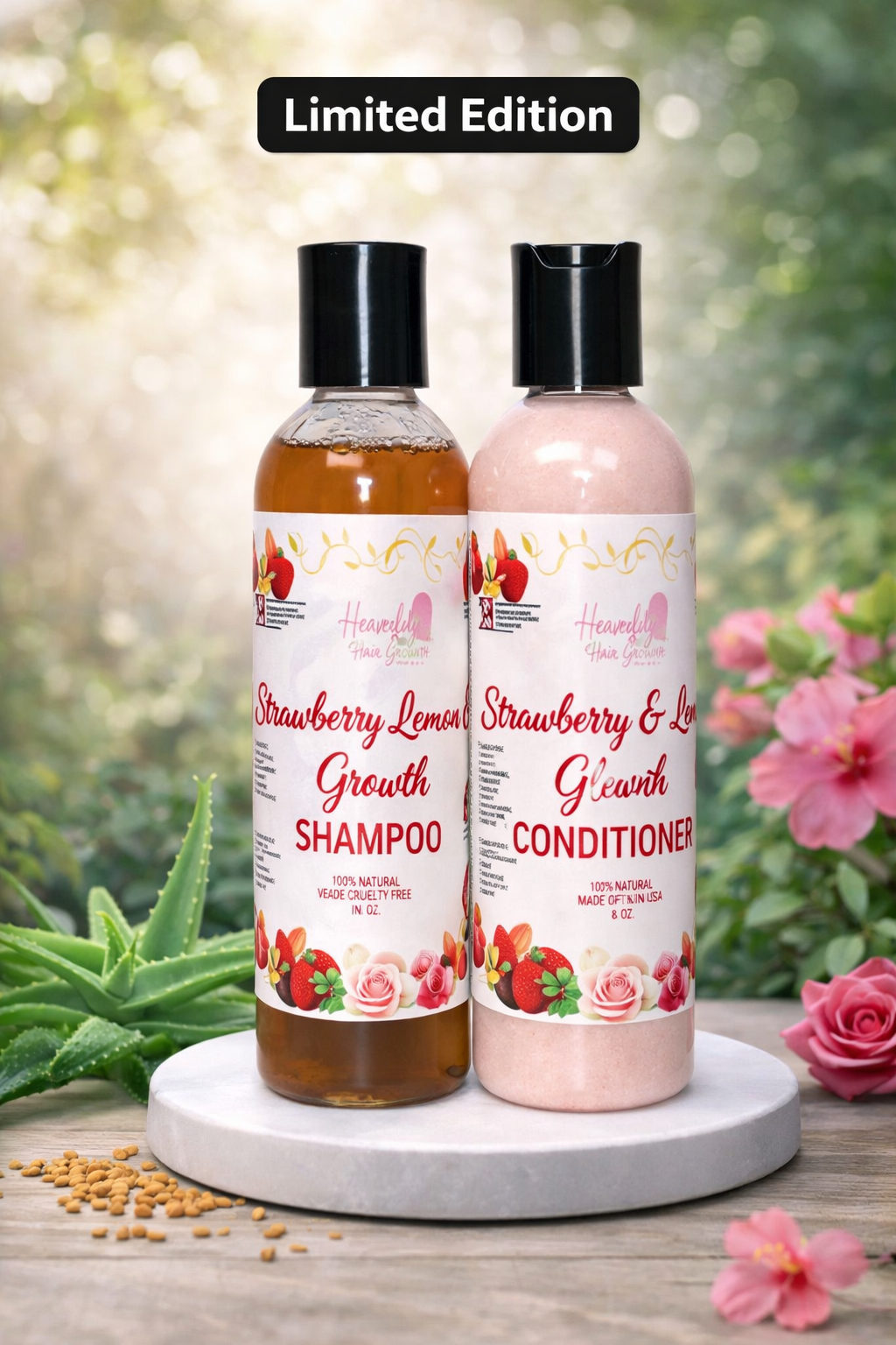 Rose, Hibiscus & Fenugreek Growth Bundle